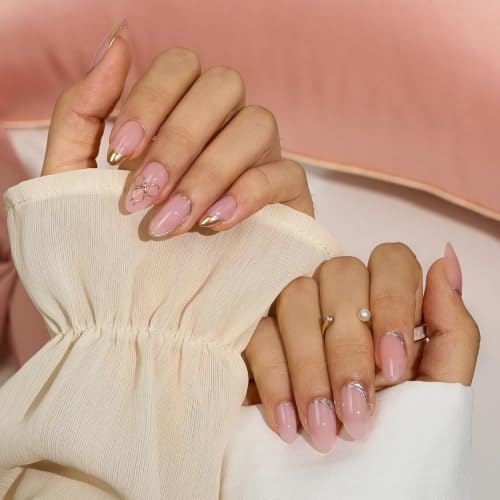 BTArtbox Press On Nails Almond Spill the Tea 32Ct 4-Week Wear