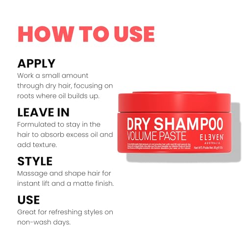 ELEVEN AUSTRALIA Dry Shampoo Volume Paste | Texture & Oil Control
