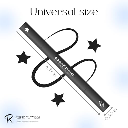 2-in-1 Eyeliner Stamp Star - Waterproof 24H Black Liquid
