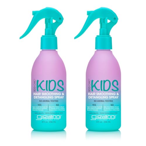 GIOVANNI Kids Hair Detangling Spray - 8 fl oz, 2 Pack