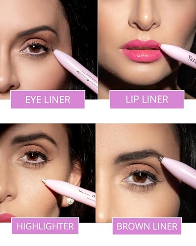 4 in 1 Makeup Pen - Eyeliner, Lip Liner, Eyebrow & Highlighter