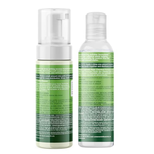 ORS Olive Oil Hair Polisher & Mousse Set for Frizz Control