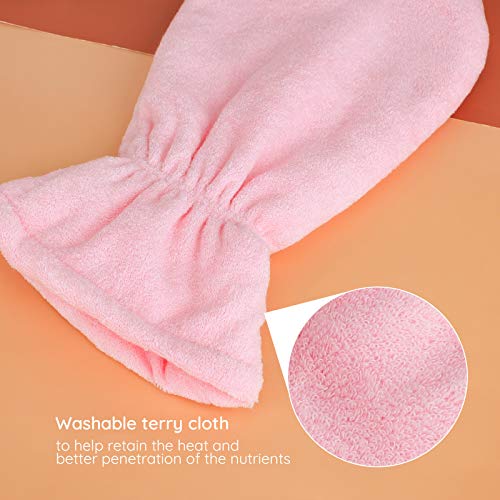 Segbeauty Thermal Paraffin Wax Mitts - Terry Cloth Spa Gloves for Hands