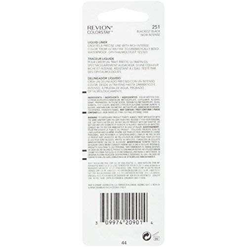Revlon ColorStay Liquid Liner Blackest Black 0.08oz