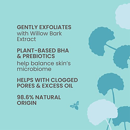 Burt's Bees Foaming Face Wash, BHA Breakout Defense Cleanser for All Skin Types, Washes Away Impurities & Excess Facial Oil, With a Prebiotic, 8 Oz. (Pack of 2)