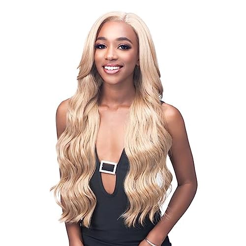 BOBBI BOSS Glueless Invisible Lace Human Hair Blend Wig MBLF005 ANTONIA (1)