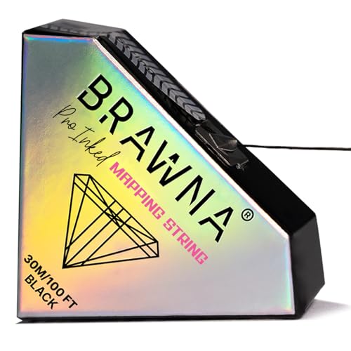 BRAWNA 30M Pre-Inked Eyebrow Mapping String for Microblading