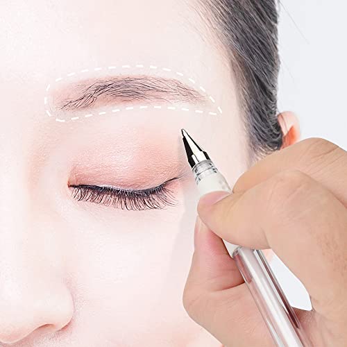 5-Piece White Microblading Mapping Pen for Eyebrow Tattooing