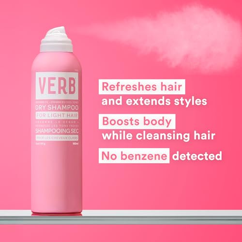 VERB Dry Shampoo Light | Oil Absorb + Root Refresh Blonde/Grey