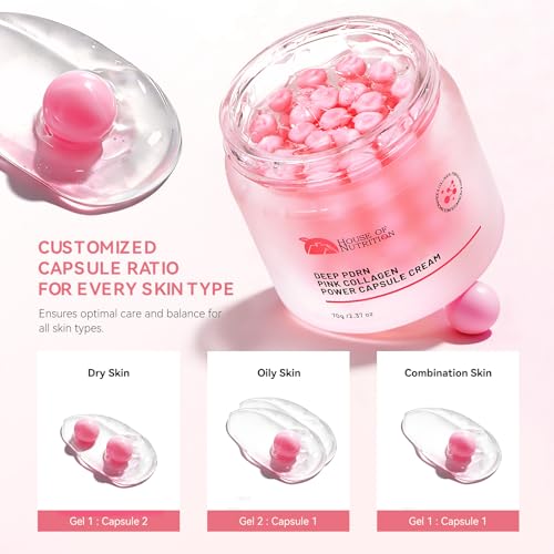 Deep Collagen Capsule Cream with PDRN & Retinol - Pink - Anti-Aging Skin Care