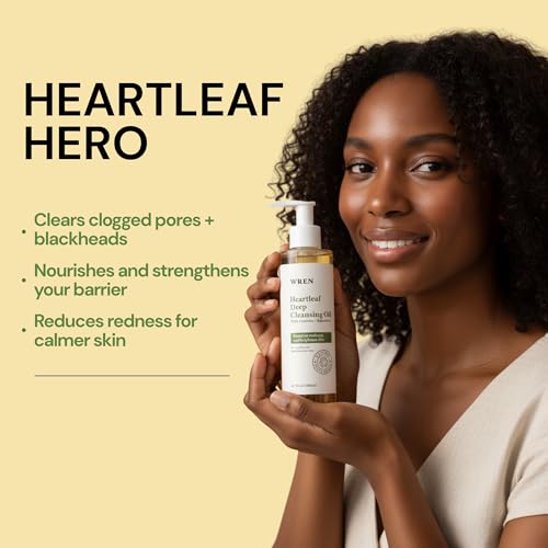 Wren Heartleaf & Centella Cleansing Oil – Pore Control, Makeup Remover