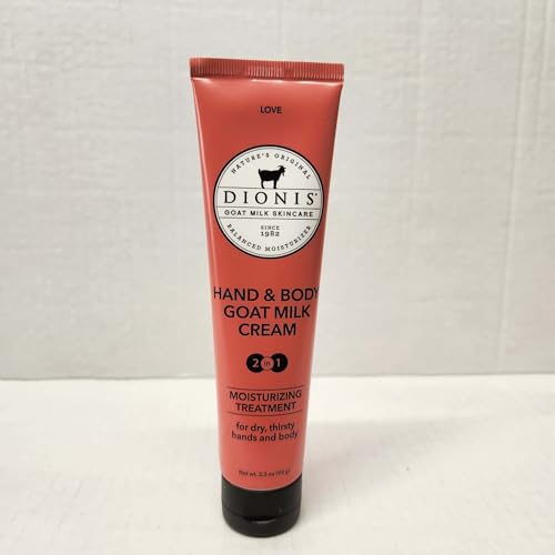 Dionis Goat Milk Hand & Body Cream with Jasmine & Vanilla 3.3oz