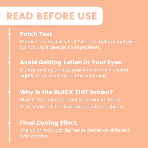 Lash Tint Kit Black - Lasting 4 Weeks