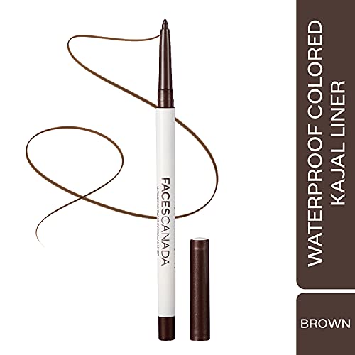 FACESCANADA Twist Eye Liner, 24Hr Waterproof Brown