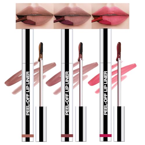 Matte Peel-Off Lip Stain - Long-Lasting Waterproof Lip Liner