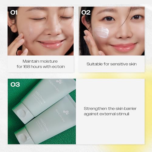 Papa Recipe Mild Derma Ectoin 1% Cream, Moisturizing and Hydrating Face Moisturizer for Dry and Sensitive Skin, Korean Skincare, 150ml 5.07fl oz