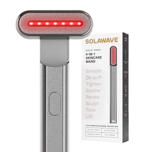 Solawave 4-in-1 Red Light Therapy Wand Charcoal