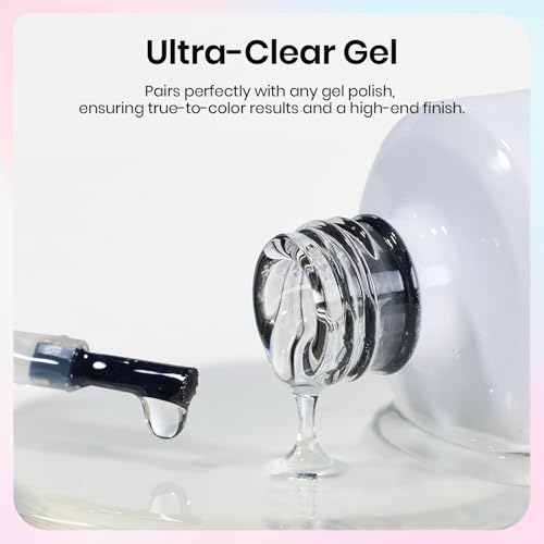 Beetles Blooming Gel Nail Polish 15ml - Clear Blooming Gel for Marble Nail Art - C-Clear-1