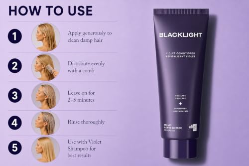 Oligo Professionnel Blacklight Violet Conditioner - Purple Toner for Blonde Hair