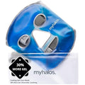 MyHalos¢ç Ice Face Mask - Frozen Face Mask for Pain Relief, Migraine & Wisdom Tooth Surgery - Our Cooling Face Mask for Swelling, Puffiness & Stress Relief - Hot or Cold Gel Face Mask Cold Pack