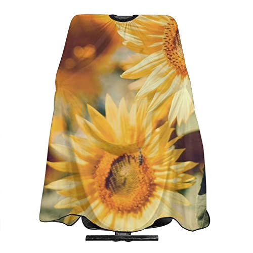 Custom Photo Barber Cape with Logo & Text - Polyester Hair Salon Apron