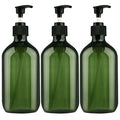 500ml Refillable Pump Dispenser Bottles - 3 Pack, BPA-Free