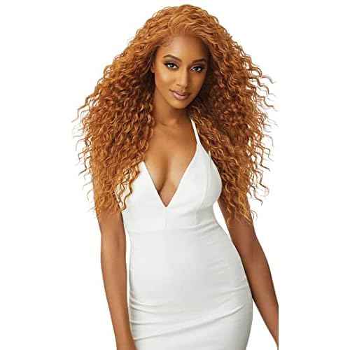 Outre Perfect Hair Line Synthetic 13x6 HD Lace Front Wig - ARIELLA (1 Jet Black)