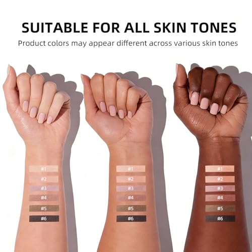 NICEFACE NUDES2 Mini Eyeshadow Palette - 6 Matte Neutral Shades