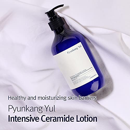 Pyunkang Yul Intensive Ceramide Lotion - Fragrance Free Face and Body Moisturizing Lotion - Hyaluronic Acid Moisturizer for All skin - Natural Ingredients Olive Oil, Shea Butter - 16.9 Fl. Oz