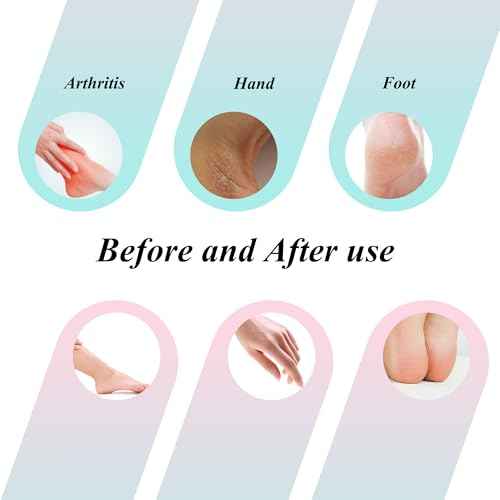 Paraffin Wax warmer for Hand and Feet, Includes 4000ml Wax warmer Machine and 6 packs of Lavender scented Paraffin Wax, Enjoy take care of your hands and feet