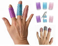 Textured Silicone Finger Covers for Skin Picking Support - 3-Pack