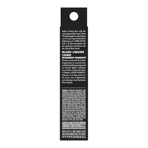 e.l.f. Camo Liquid Blush - High-Pigment, Long-Lasting Dewy Finish