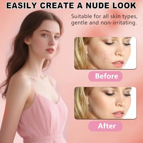 Pink Under Eye Brightener Concealer with Brush