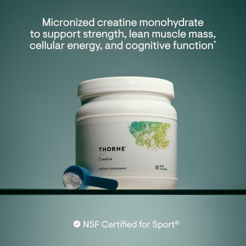 Thorne Micronized Creatine Monohydrate 16 oz Unflavored, 90 Servings