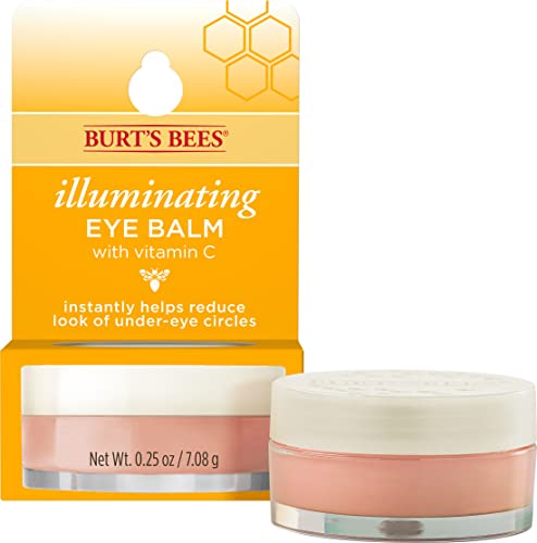 Burt's Bees Illuminating Eye Balm for Dark Circles - 0.25 oz Natural Under-Eye Care