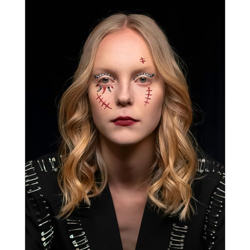 Halloween Face Jewels Tattoo Stickers – Vampire Bat Gems