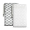 Small Black and White Soap Saver Bags Set - Dual-Layer Exfoliating Pouches
