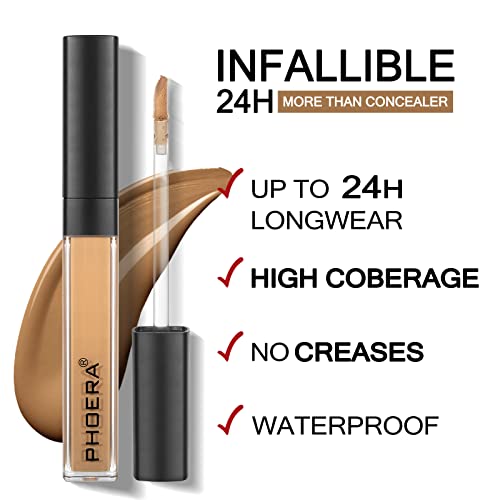 Liquid Foundation & Concealer - Full Coverage Matte Finish