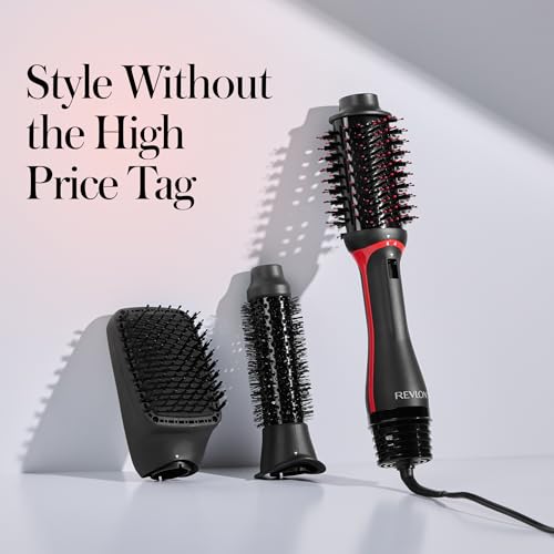 Revlon 3-in-1 Multi-Styler Blow Dryer Brush with Volumizer & Root Booster (Black)