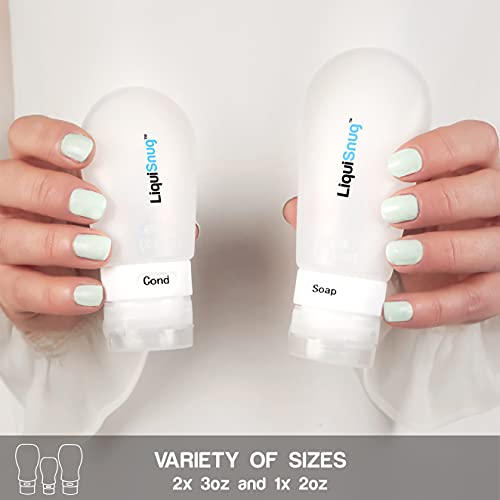 Leak Proof Travel Bottles | TSA Approved Silicone Toiletry Set