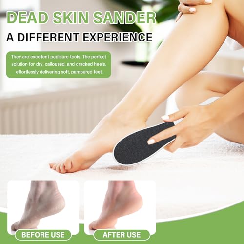 Professional Foot File Callus Remover - Dual Sided Pedicure Tool (10 Pack)