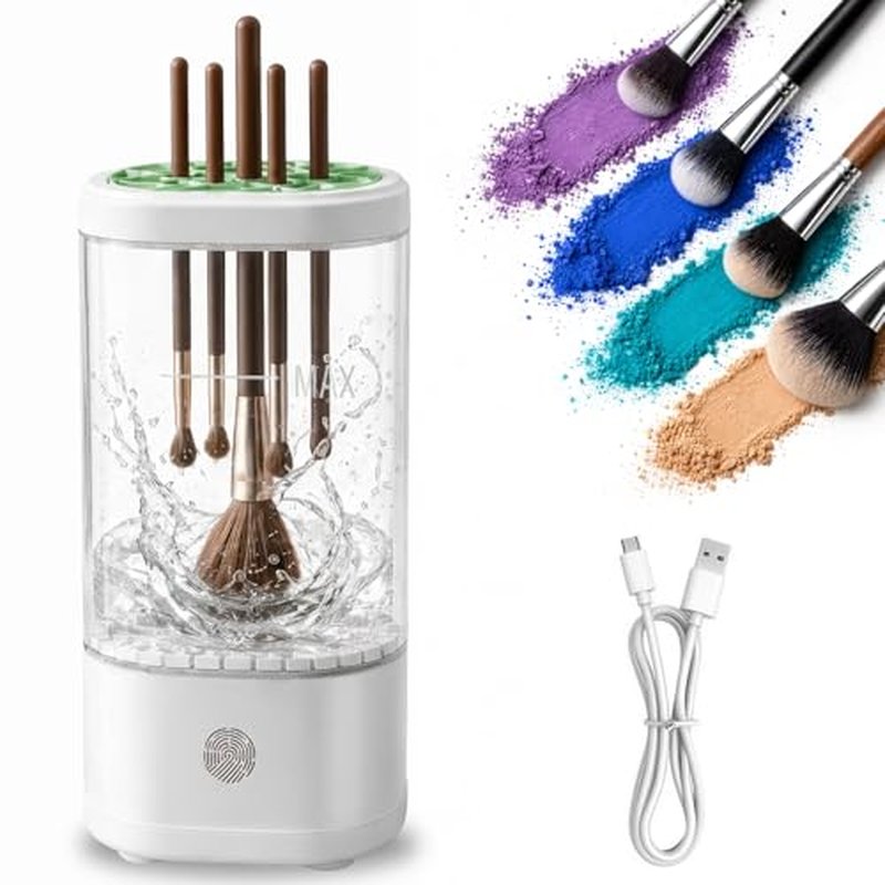 Electric Makeup Brush Cleaner Machine with Dryer