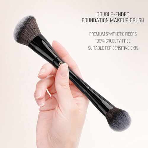 KINGMAS Dual-Ended Foundation & Contour Makeup Brush