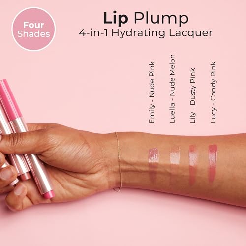 MCoBeauty Lip Plump 4-in-1 Hydrating Lacquer - Emily Mauve