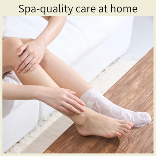 Codi New York Lavender Moisturizing Foot Mask Socks for Dry Feet - 6 Pairs