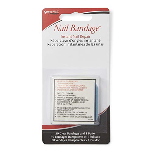 Super Nail Instant Nail Repair Bandage - Clear Protection for Split Nails