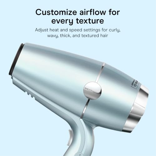 Conair SmoothWrap Ionic Hair Dryer with Diffuser & Concentrator - Mint, 1875W, 1 Pack