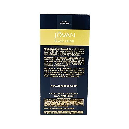 Jovan Black Musk 3.25 oz Cologne Concentrate Spray