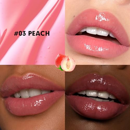 evpct Nourishing Moisturizing Tinted Lip Balm for A Sheer Tint of Color, Softens Smooths Hydrates Moisturizes Lightweight, Lip Care Gloss Plumper Stain for Women Dry & Chapped Lips, 6 Colors Set01