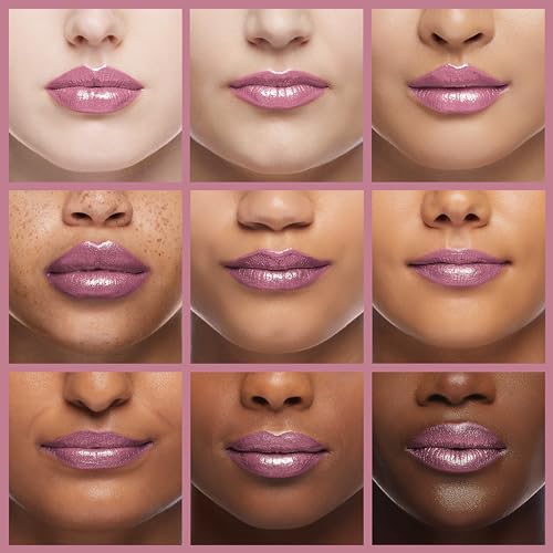 Revlon Lip Balm, Tinted Lip Stain, Face Makeup with Lasting Hydration, Infused with Shea Butter, Mango & Coconut Butter, Shimmer Finish, 030 Smitten, 0.01 Oz